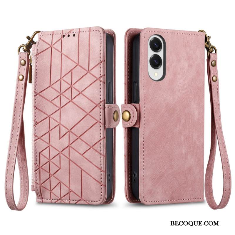 Kotelot Samsung Galaxy S25 5g Edge Geometrinen Kuvio Ja Nauha