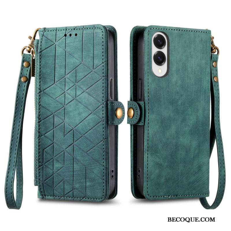 Kotelot Samsung Galaxy S25 5g Edge Geometrinen Kuvio Ja Nauha