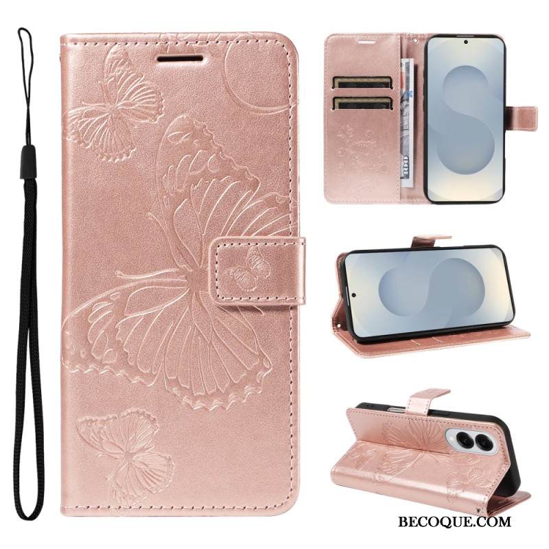 Kotelot Samsung Galaxy S25 5g Edge Jättimäinen Perhoskuvio