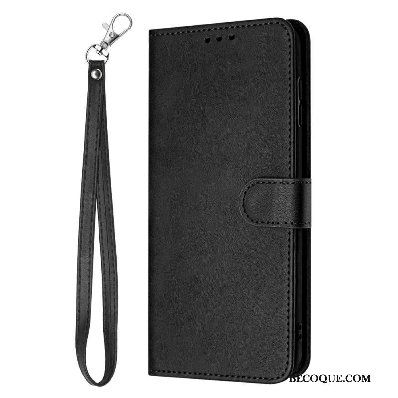 Kotelot Samsung Galaxy S25 5g Edge Nahkakuvioinen Hihnalla Suojakuori