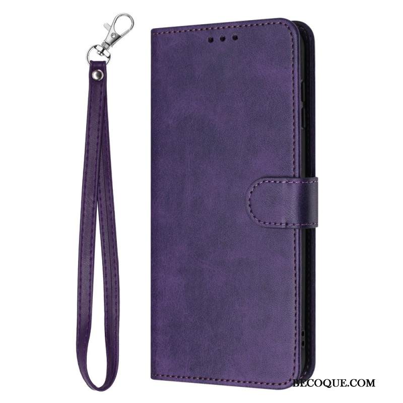 Kotelot Samsung Galaxy S25 5g Edge Nahkakuvioinen Hihnalla Suojakuori