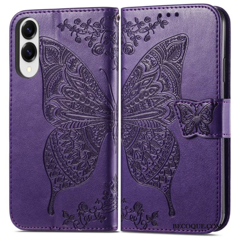 Kotelot Samsung Galaxy S25 5g Edge Puhelinkuoret Barokkityylinen Perhonen Rannehihnalla