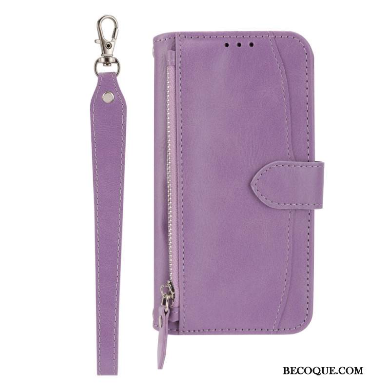 Kotelot Samsung Galaxy S25 5g Edge Vintage-lompakko Hihnalla Ja Olkahihnalla