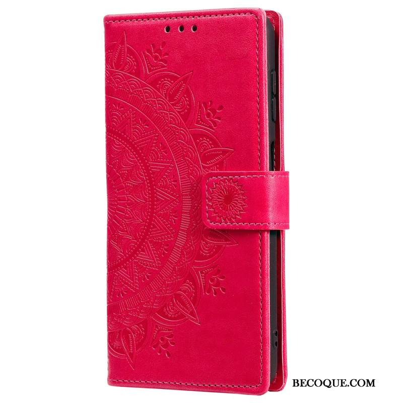 Kotelot Samsung Galaxy S25 5g Mandala-aurinkonauhalompakko