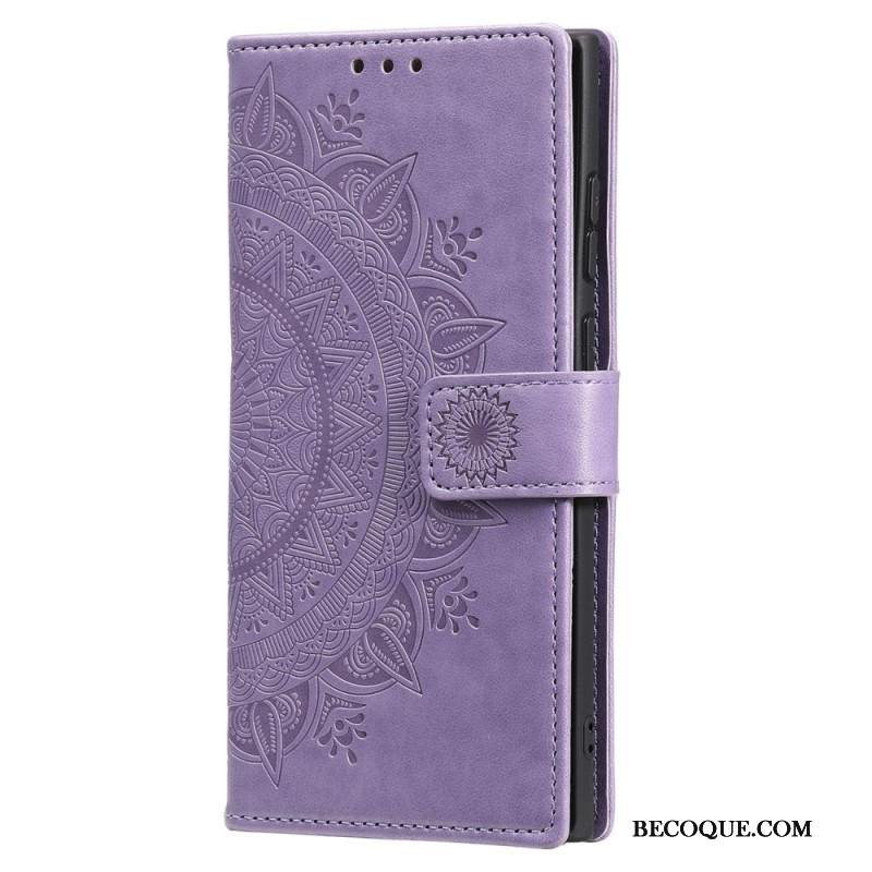 Kotelot Samsung Galaxy S25 5g Mandala-aurinkonauhalompakko