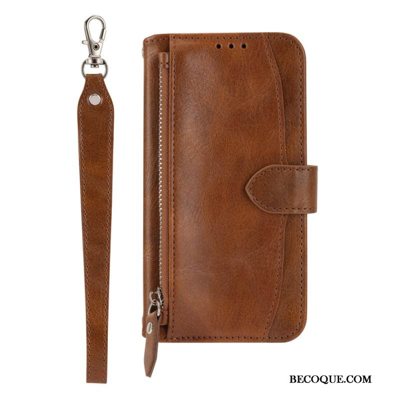 Kotelot Samsung Galaxy S25 5g Puhelinkuoret Vetoketjullinen Tasku Hihna Ja Olkahihna