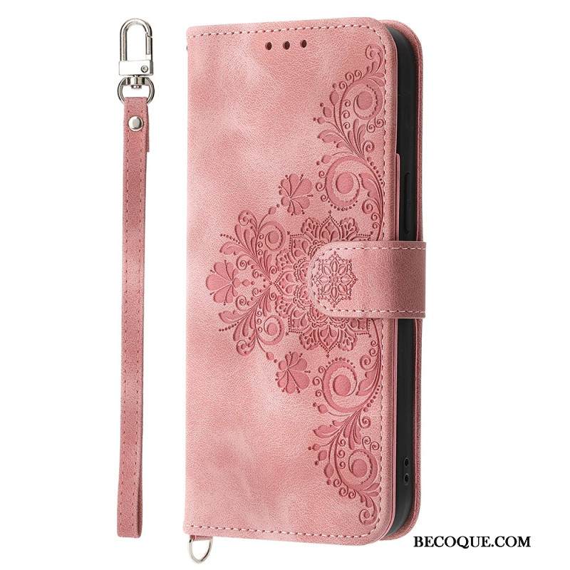 Kotelot Samsung Galaxy S25 Fe Pitsikuvio Hihnalla Ja Olkahihnalla