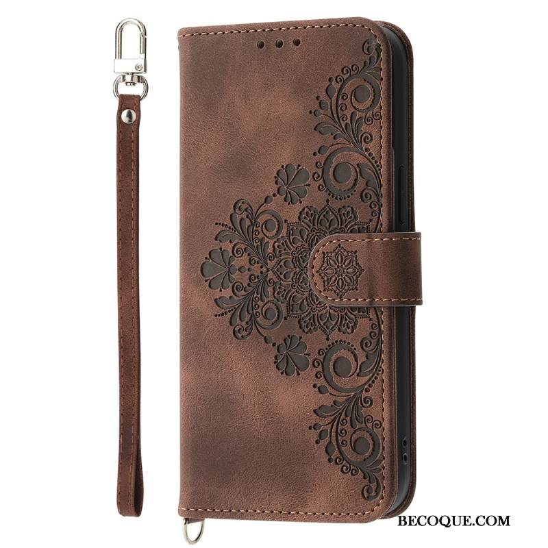 Kotelot Samsung Galaxy S25 Fe Pitsikuvio Hihnalla Ja Olkahihnalla