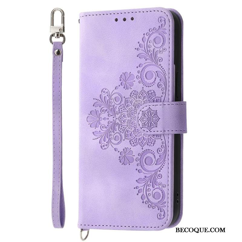 Kotelot Samsung Galaxy S25 Fe Pitsikuvio Hihnalla Ja Olkahihnalla