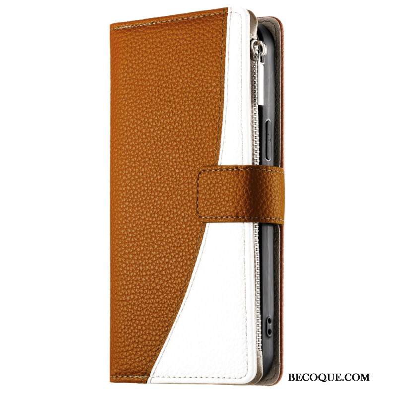 Kotelot Samsung Galaxy S25 Fe Puhelinkuoret Nahkainen Vetoketjullinen Lompakko Hihnoilla