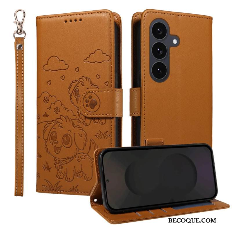 Kotelot Samsung Galaxy S25 Fe Rfid-esto Ja Koirakuvio