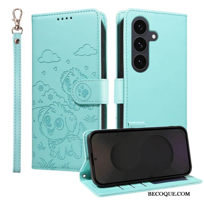 Kotelot Samsung Galaxy S25 Fe Rfid-esto Ja Koirakuvio