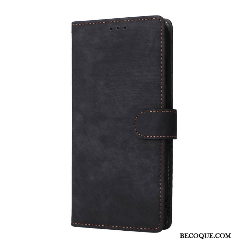 Kotelot Samsung Galaxy S25 Fe Rfid-suojattu Mokkanahkaefekti