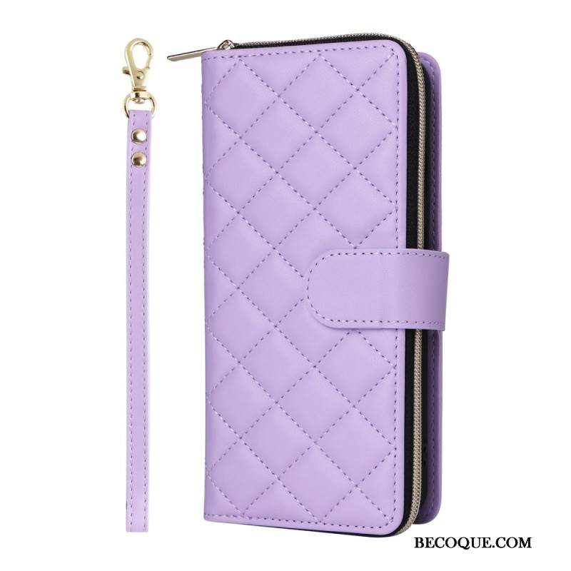 Kotelot Samsung Galaxy S25 Fe Tikattu Hihnalla Ja Olkahihnalla Suojakuori