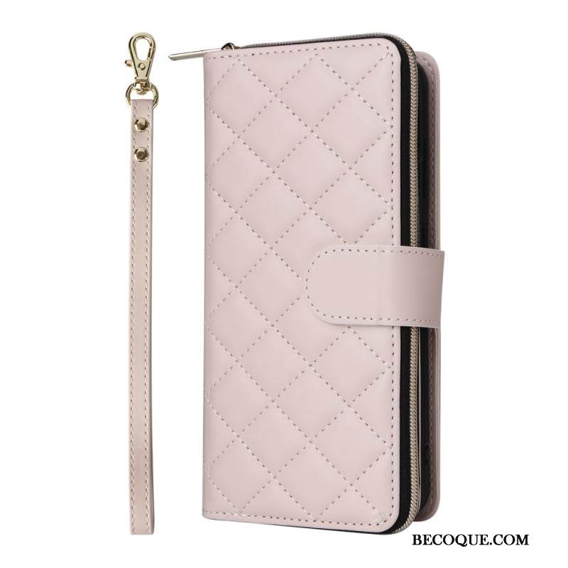 Kotelot Samsung Galaxy S25 Fe Tikattu Hihnalla Ja Olkahihnalla Suojakuori