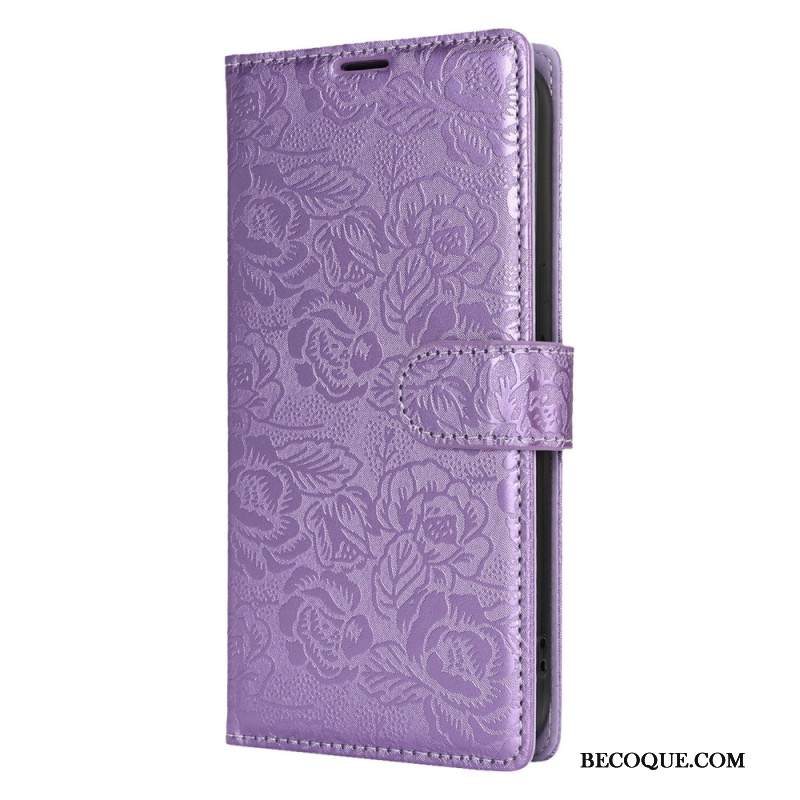 Kotelot Samsung Galaxy S25 Plus 5g Kukkakuvio Hihnalla