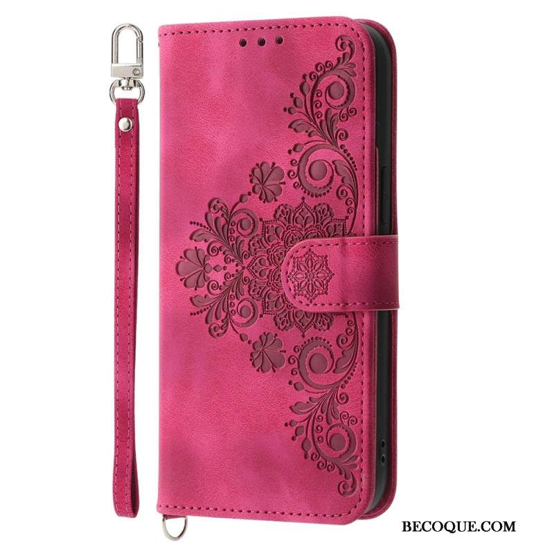 Kotelot Samsung Galaxy S25 Plus 5g Kukkakuvio Ja Hihnat