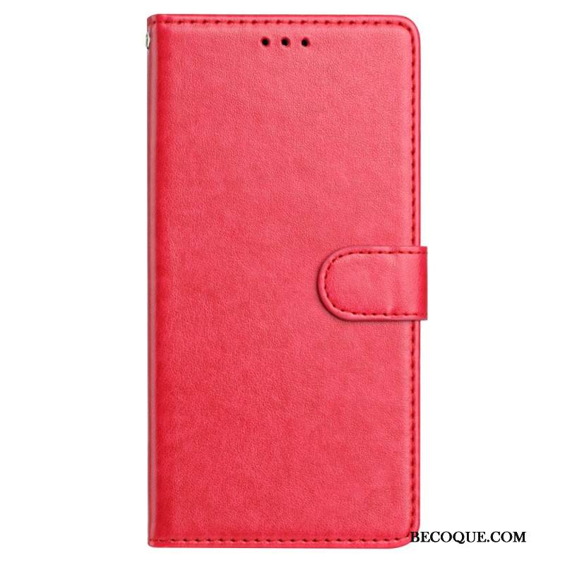 Kotelot Samsung Galaxy S25 Plus 5g Puhelinkuoret Yksivärinen Tekonahka Ja Hihna