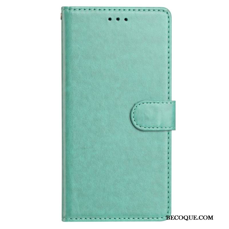 Kotelot Samsung Galaxy S25 Plus 5g Puhelinkuoret Yksivärinen Tekonahka Ja Hihna