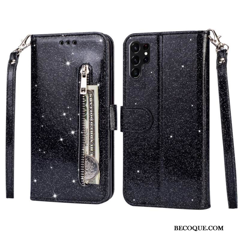 Kotelot Samsung Galaxy S25 Ultra 5g Kimaltava Pussi Hihnalla