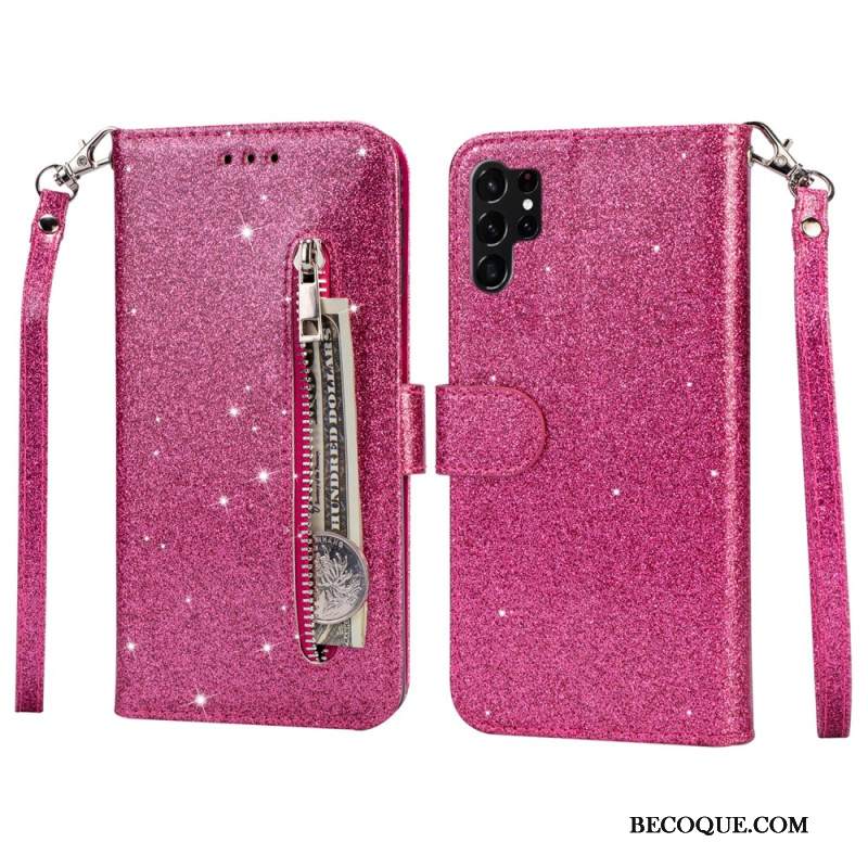 Kotelot Samsung Galaxy S25 Ultra 5g Kimaltava Pussi Hihnalla