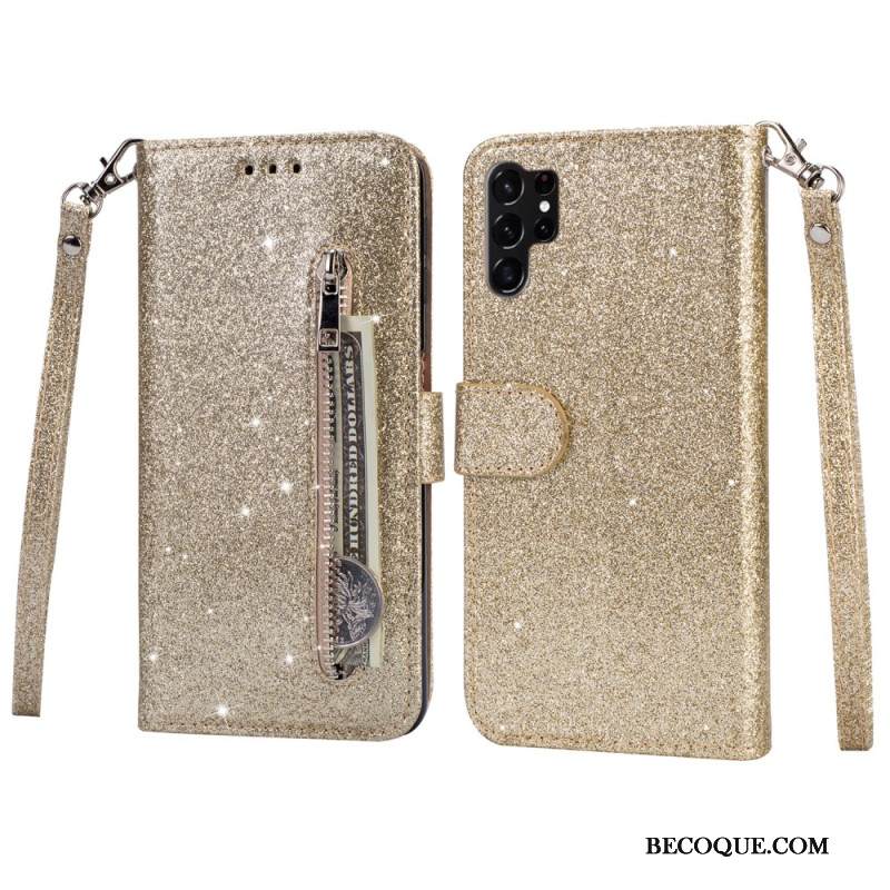 Kotelot Samsung Galaxy S25 Ultra 5g Kimaltava Pussi Hihnalla