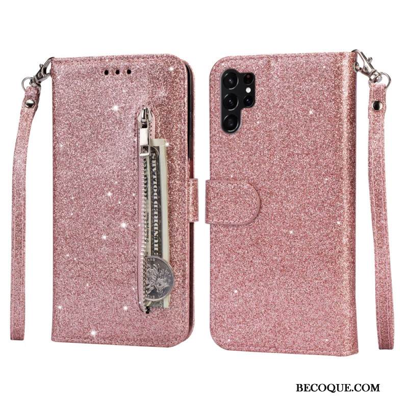 Kotelot Samsung Galaxy S25 Ultra 5g Kimaltava Pussi Hihnalla