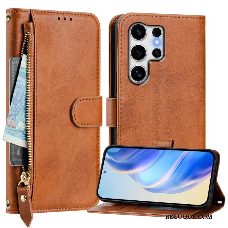 Kotelot Samsung Galaxy S25 Ultra 5g Kolikkokukkaro Ja Teline Suojakuori