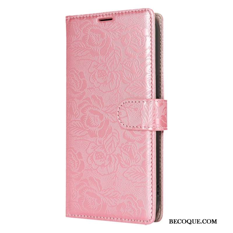 Kotelot Samsung Galaxy S25 Ultra 5g Kukkakuvio Hihnalla