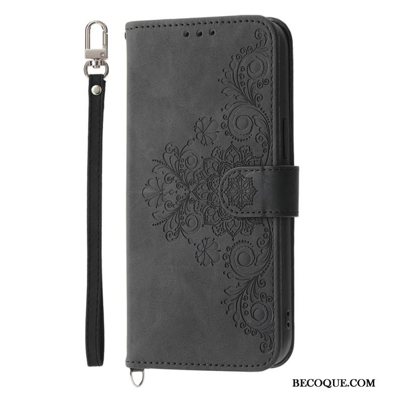 Kotelot Samsung Galaxy S25 Ultra 5g Kukkakuvio Ja Hihnat