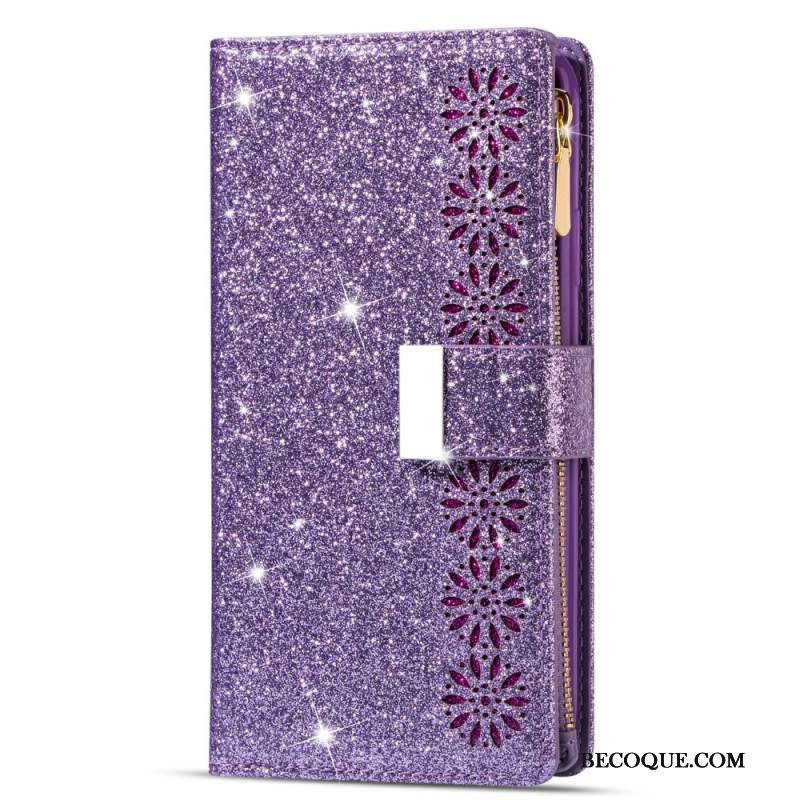 Kotelot Samsung Galaxy S25 Ultra 5g Paljetteja Hopeisella Soljella