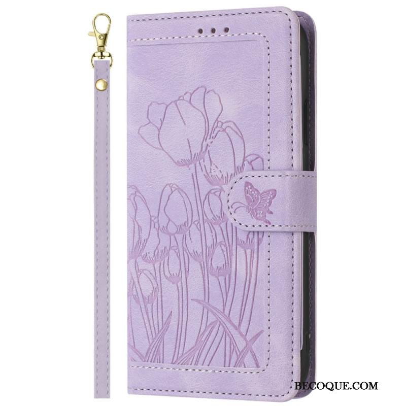 Kotelot Samsung Galaxy S25 Ultra 5g Puhelinkuoret Kukallinen Nahkakuvio