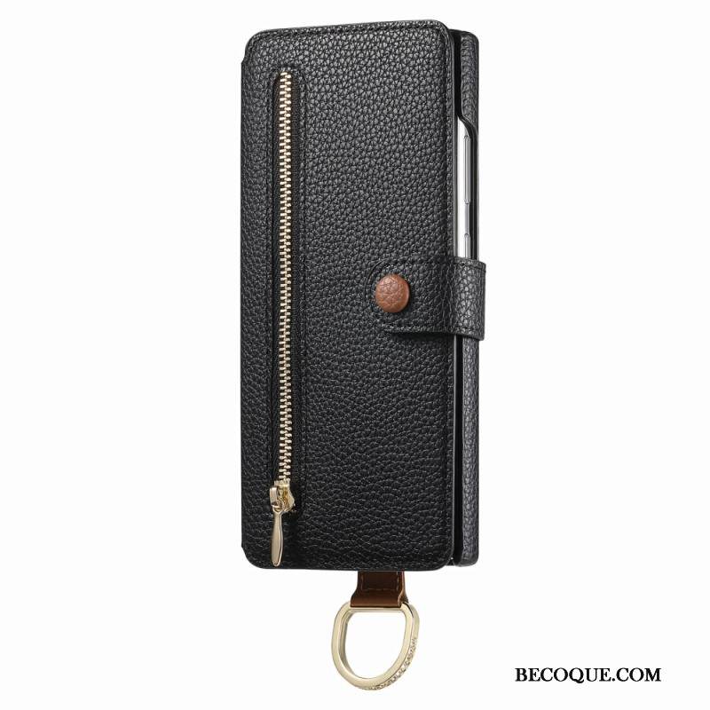 Kotelot Samsung Galaxy S25 Ultra 5g Rfid-suojattu Lompakko Pussulla Ja Sormuspidikkeellä