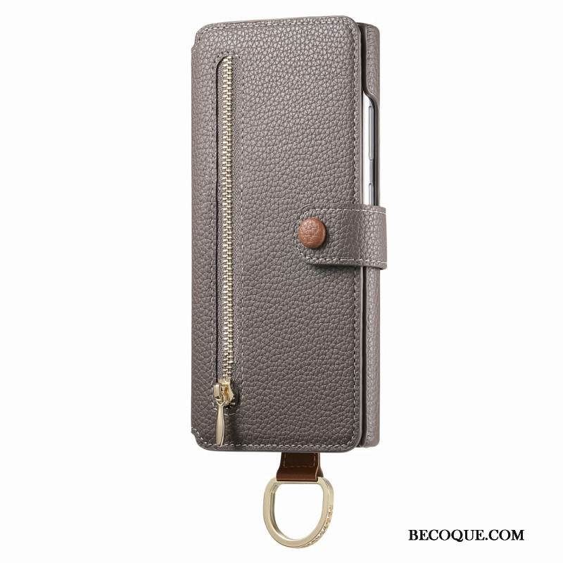 Kotelot Samsung Galaxy S25 Ultra 5g Rfid-suojattu Lompakko Pussulla Ja Sormuspidikkeellä