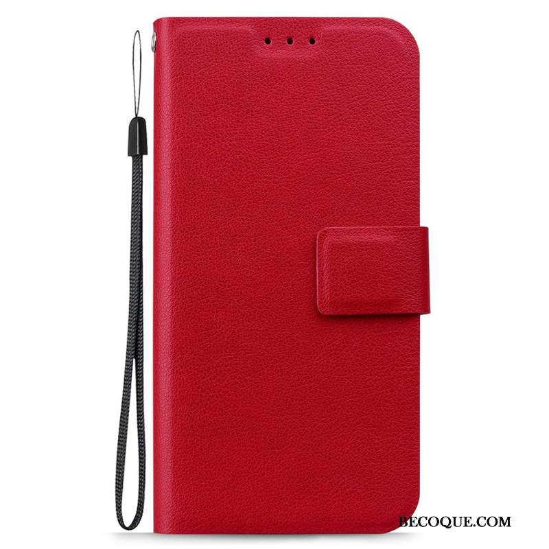 Kotelot Samsung Galaxy S25 Ultra 5g Yksivärinen Nahkakuvio Hihnalla