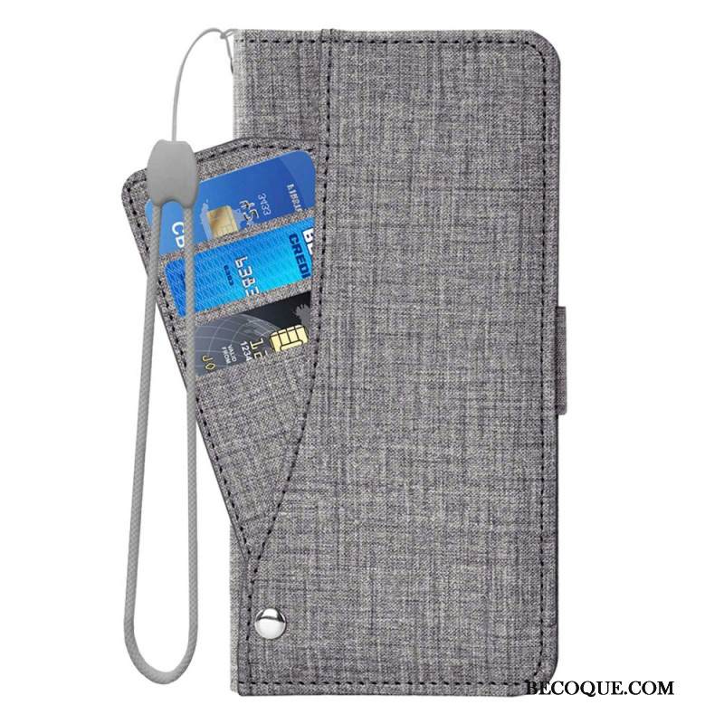 Kotelot Samsung Galaxy S26 Farkkukuvioinen Ja Pyörivä Korttiteline Suojakuori