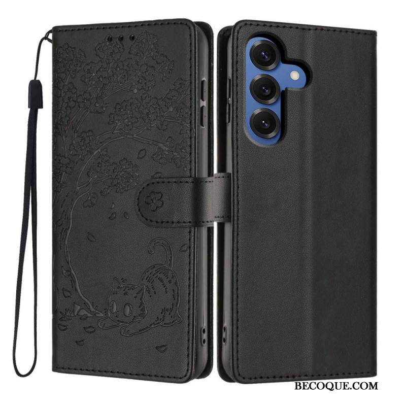 Kotelot Samsung Galaxy S26 Plus Puu- Ja Kissakuvioinen