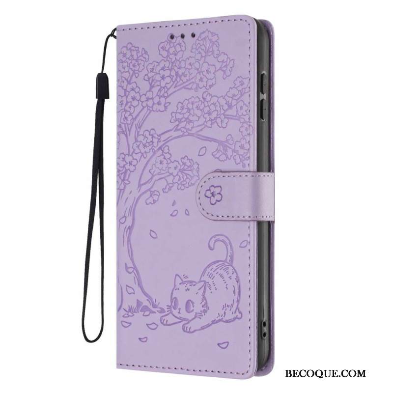 Kotelot Samsung Galaxy S26 Plus Puu- Ja Kissakuvioinen