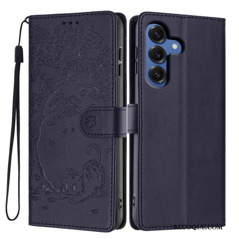 Kotelot Samsung Galaxy S26 Plus Puu- Ja Kissakuvioinen