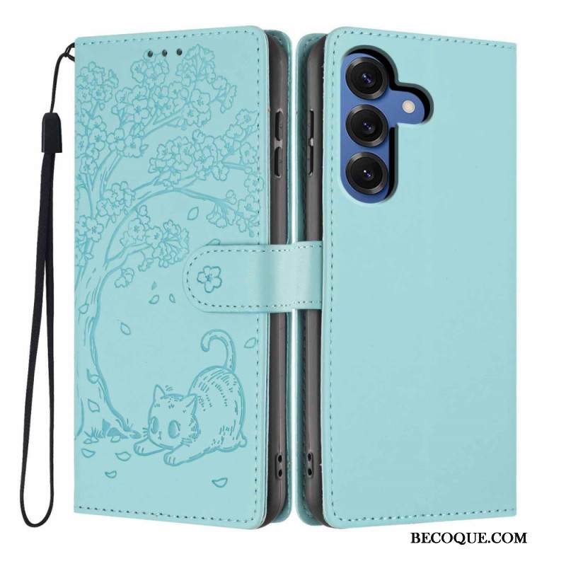 Kotelot Samsung Galaxy S26 Plus Puu- Ja Kissakuvioinen