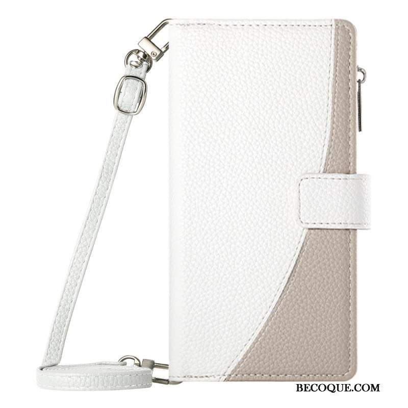 Kotelot Samsung Galaxy S26 Puhelinkuoret Kaksivärinen Lompakko Hihnoilla