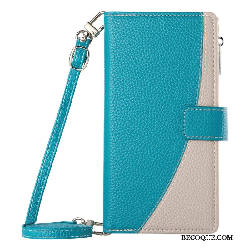 Kotelot Samsung Galaxy S26 Puhelinkuoret Kaksivärinen Lompakko Hihnoilla