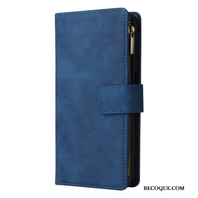 Kotelot Samsung Galaxy S26 Puhelinkuoret Mokkanahkakuvioinen Vetoketjullinen Lompakko