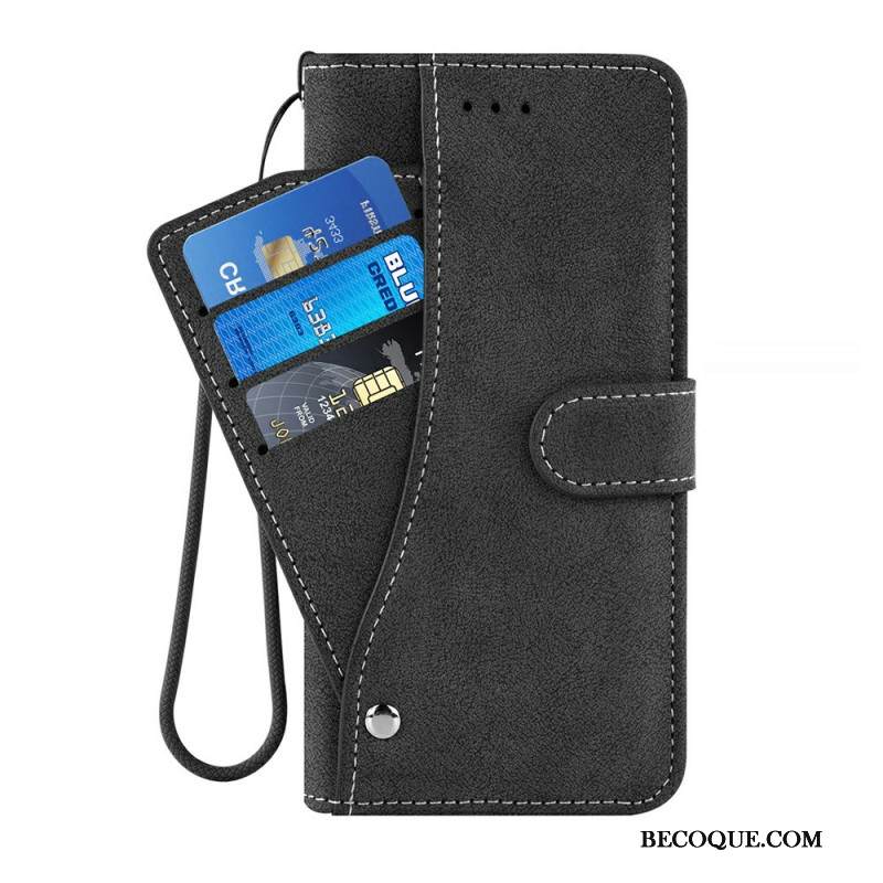 Kotelot Samsung Galaxy S26 Puhelinkuoret Retrotyylinen Lompakko Pyörivällä Korttitelineellä