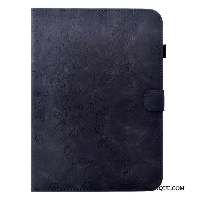 Kotelot Samsung Galaxy Tab S11 Kukkakuvioinen Mokkanahkakuvio