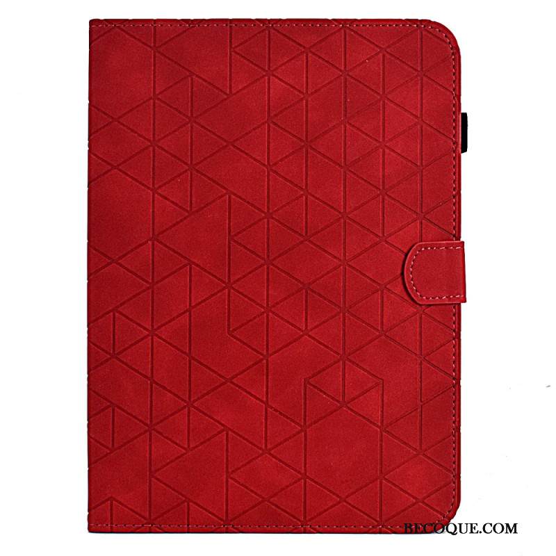 Kotelot Samsung Galaxy Tab S11 Mokkanahkaefekti Geometrinen Kuvio