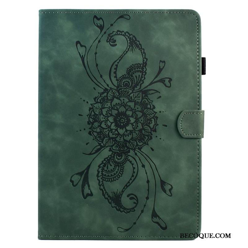 Kotelot Samsung Galaxy Tab S11 Mokkanahkaefekti Mandala Suojakuori