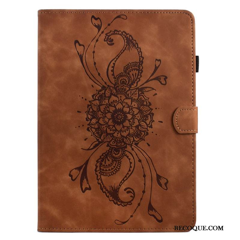 Kotelot Samsung Galaxy Tab S11 Mokkanahkaefekti Mandala Suojakuori