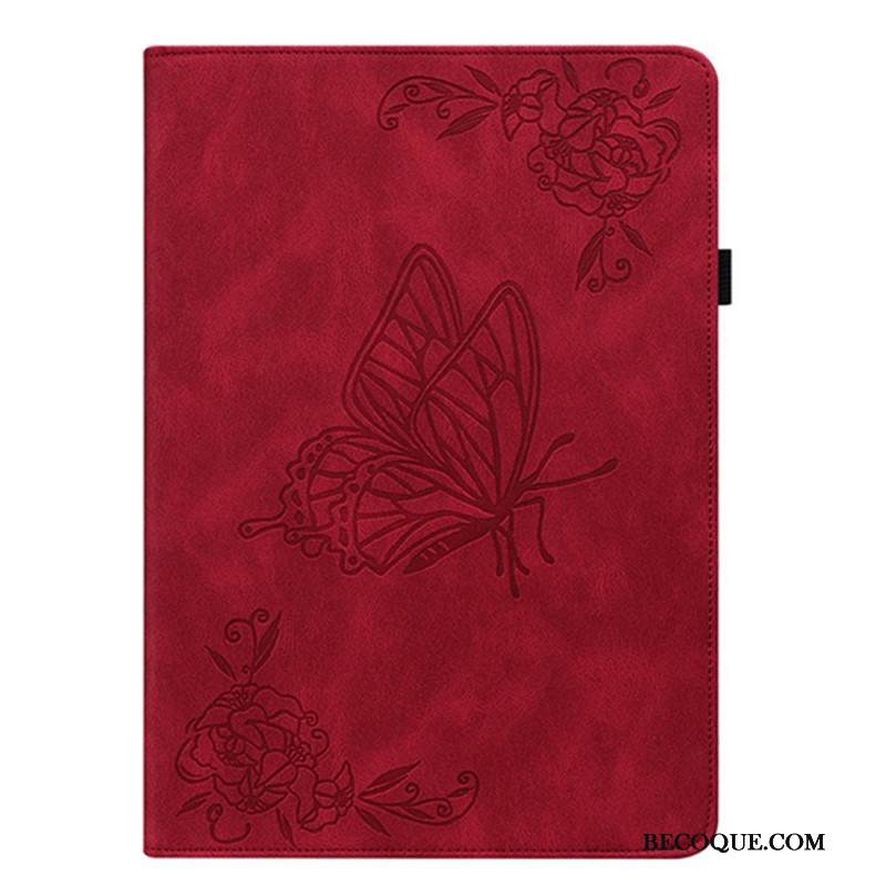 Kotelot Samsung Galaxy Tab S11 Mokkanahkaefekti Perhonen