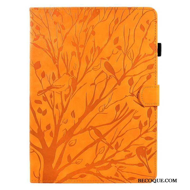 Kotelot Samsung Galaxy Tab S11 Mokkanahkainen Oksakuvio